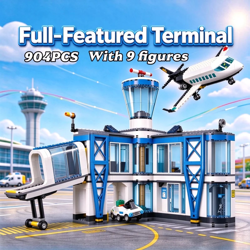 Lego Set Creator - Compatible Sets City Series Building Blocks