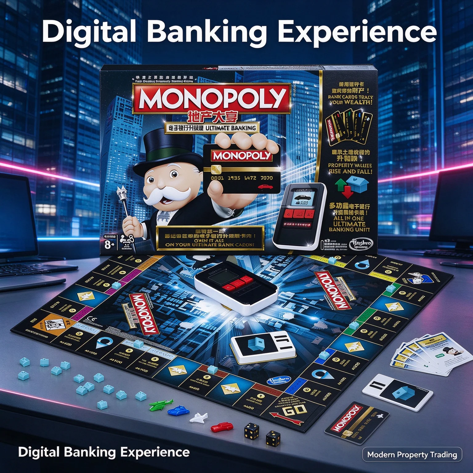 Hasbro Monopoly Ultimate Banki - Hasbro Game Monopoly review and price