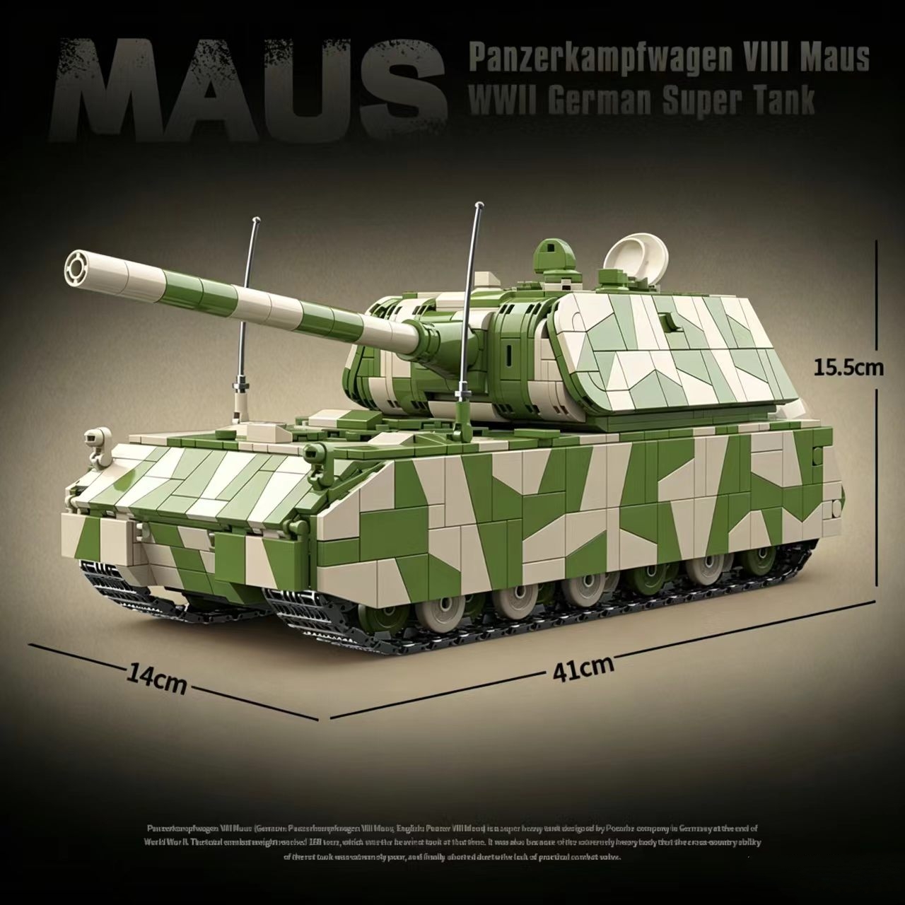 Military Tank Building Blocks  - Lego Set Creator review and price