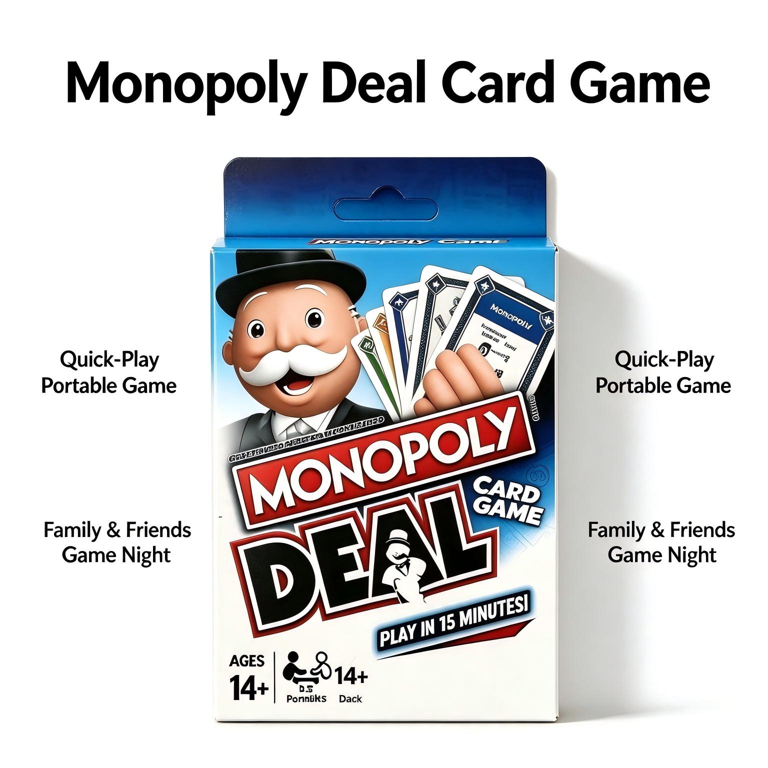 Monopoly Deal Card Game, Fast  - Hasbro Game Monopoly review and price