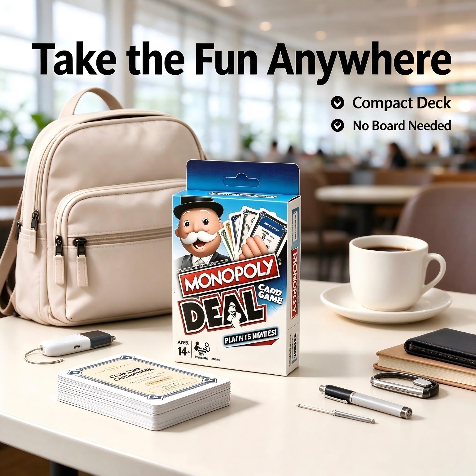Monopoly Deal Card Game, Fast  - Hasbro Game Monopoly review and price