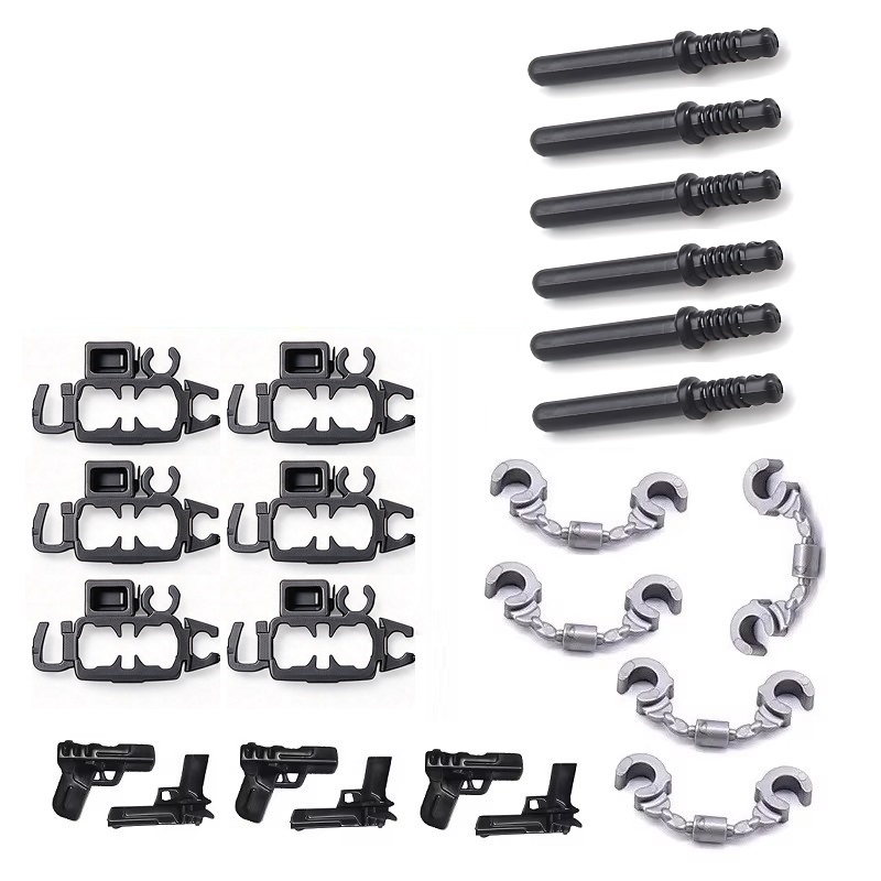6PCS/SET US City Police Handcu - Lego Set Creator review and price